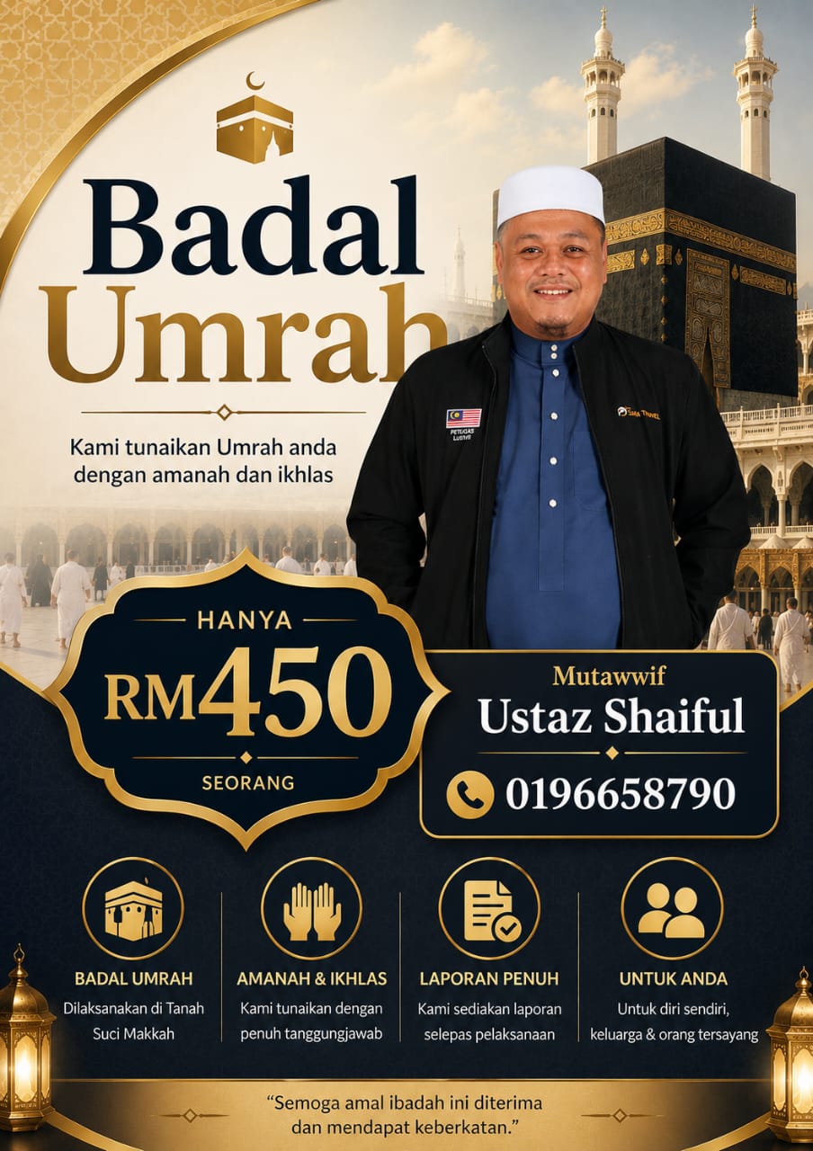 Badal Umrah bersama Mutawwif Ustaz Shaiful Haniff