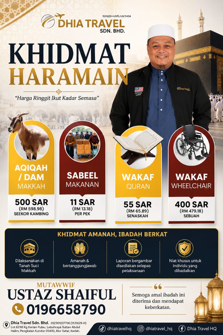 Khidmat Haramain Dhia Travel